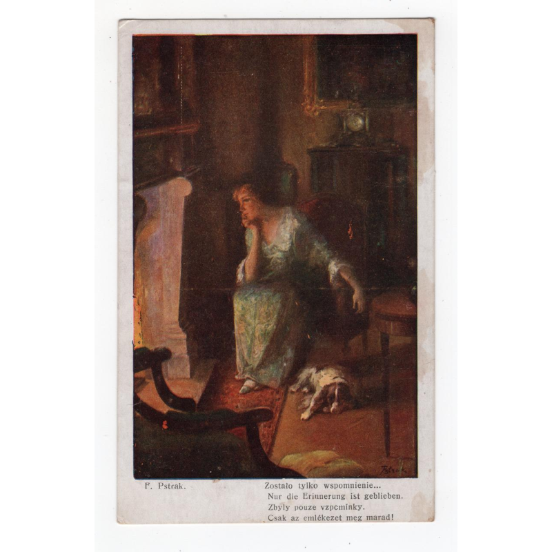 Листівка. Пстрак. Залишився тільки спомин...  1917 Pocztowki # 390