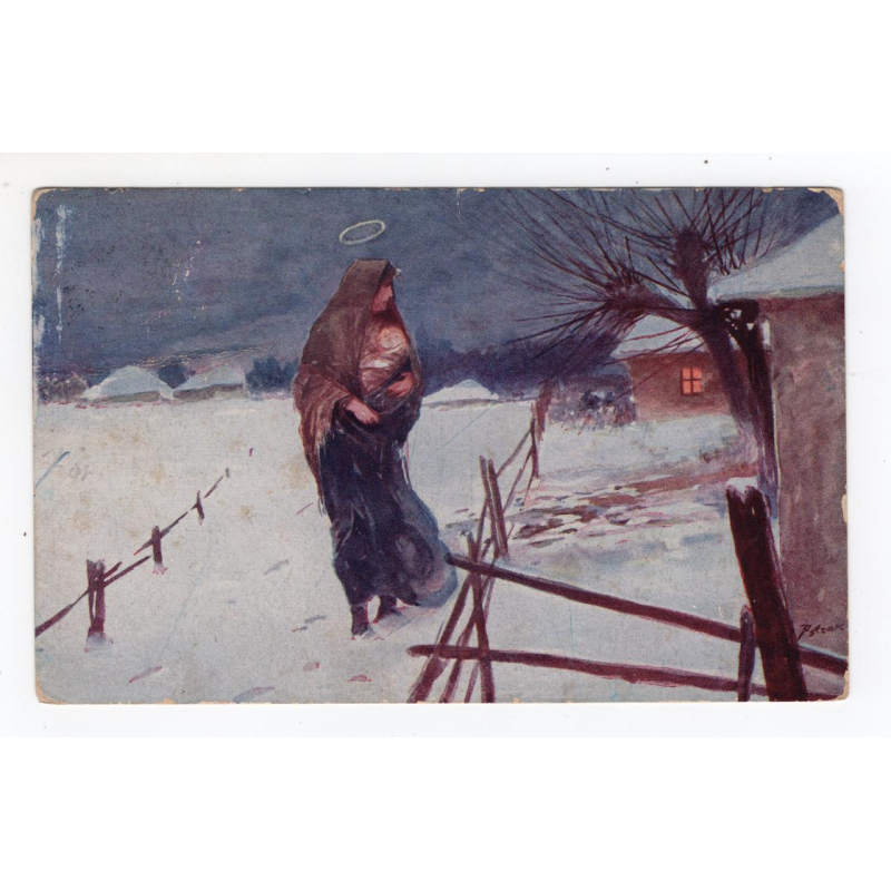 Листівка. Пстрак. Бог народжується 1919 WSP