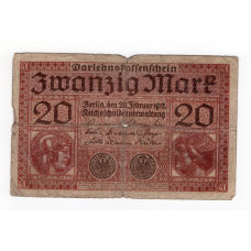 Німеччина 1918, 20 марок
