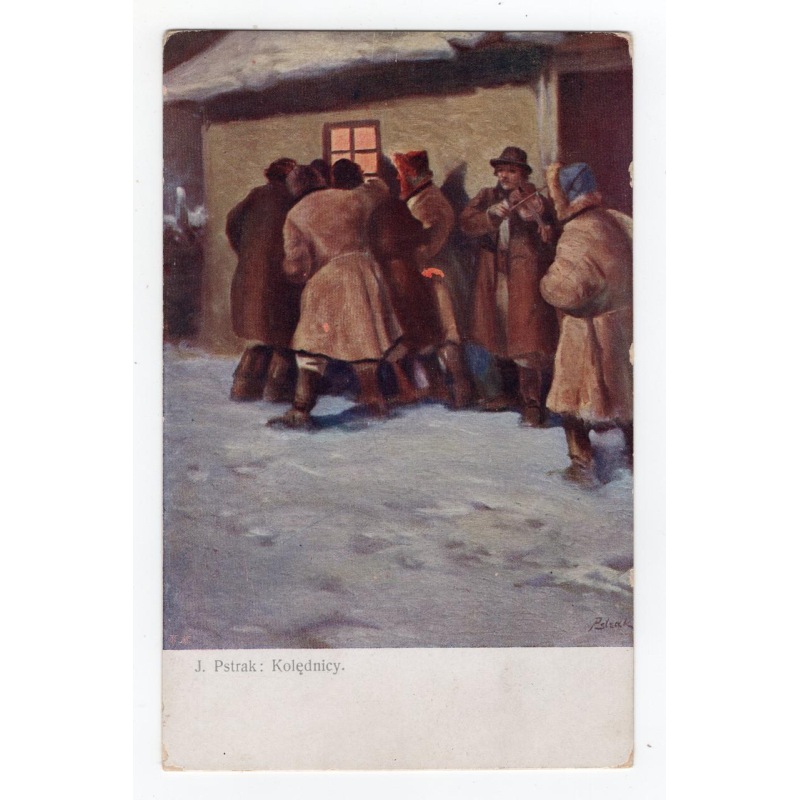 Листівка. Пстрак. Колядники Geha 1912-13 Листівка. Пстрак. Колядники Geha 1912-13