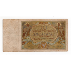 Польща 1929, 10 злотих