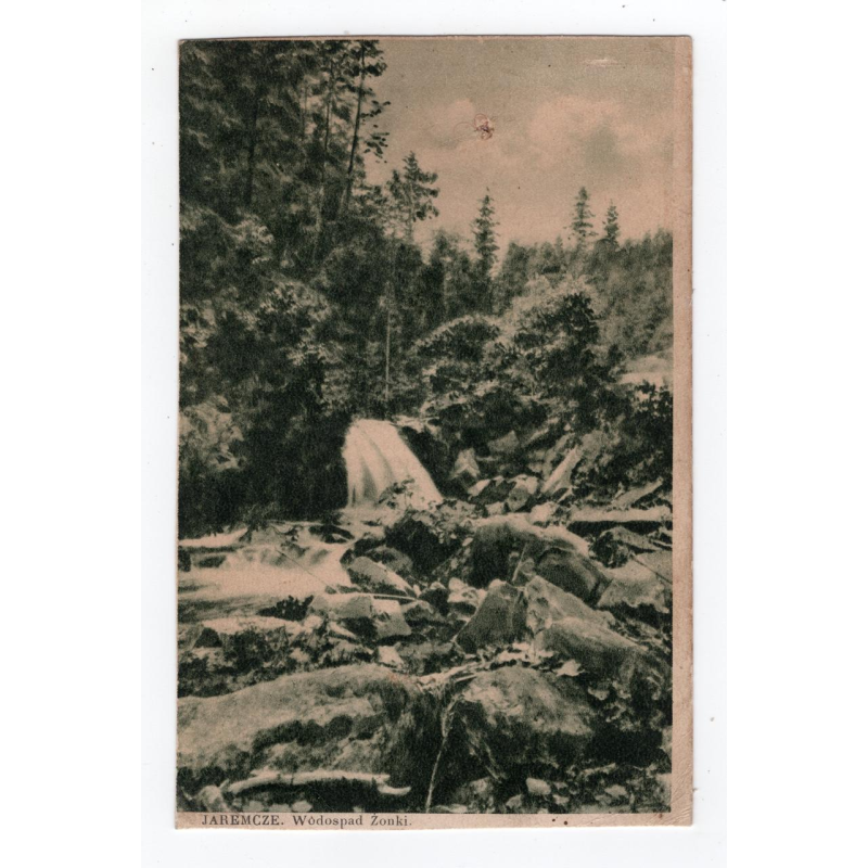 Листівка. Яремче. Водоспад Жонки (Дівочі Сльози). Jasielski Листівка. Яремче. Водоспад Жонки (Дівочі Сльози). Jasielski