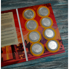 Альбом колекційний для пам“ятних медалей України серії “Міста Героїв“  (2022-2023) - + 8 пам“ятних медалей