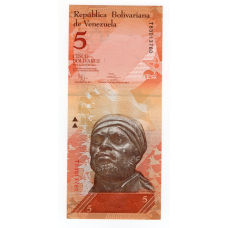 Венесуела 5 боліварів 2014 UNC
