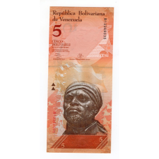 Венесуела 5 боліварів 2013 UNC