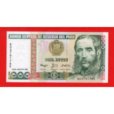 Перу 1988, 1000 інті UNC