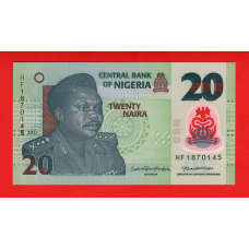 Нігерія 2021, 20 naira UNC (полімер) Pick 34q