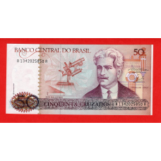 Бразилія 50 крузадо 1986 UNC Pick 210a