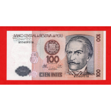 Перу 1987, 100 інті UNC P-133