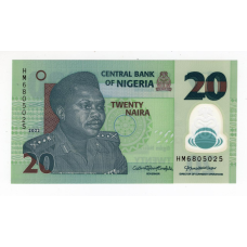 Нігерія 2022, 20 naira UNC (полімер)