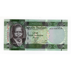 Південний Судан 2011, 1 фунт UNC P-5