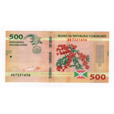 Бурунді 2018 - 500 франків UNC