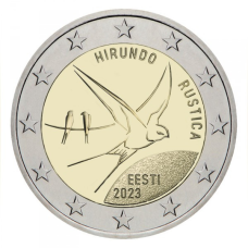 Естонія 2 євро, 2023 Ластівка сільська