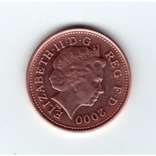 Велика Британія 1 пенні, 2000