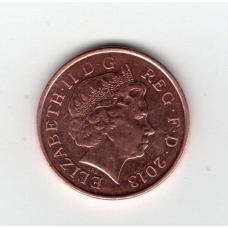 Велика Британія 1 пенні, 2013