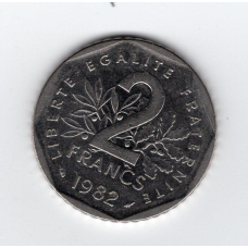 Франція 2 франка, 1982