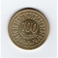 Туніс 100 мілімів, 1960 (1380)