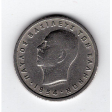 Греція 1 драхма, 1954
