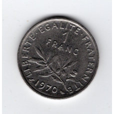 Франція 1 франк, 1970