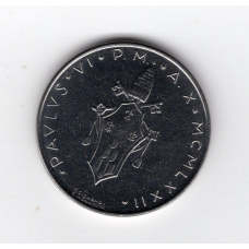 Ватикан 50 лір, 1972