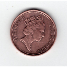 Велика Британія 1 пенні, 1997