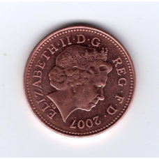 Велика Британія 1 пенні, 2007