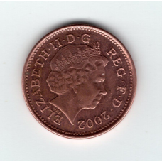 Велика Британія 1 пенні, 2002