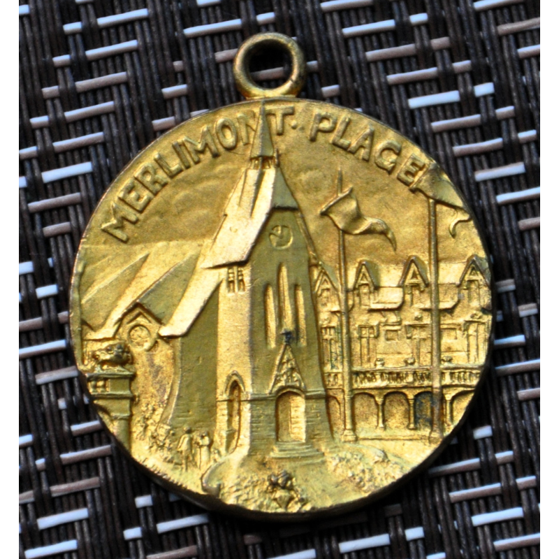 Пам“ятна медаль. Merlimont Plage. Des fetes du 15 aout.
