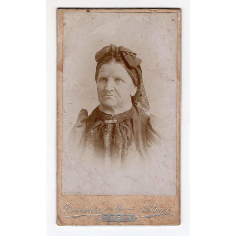 Кабінетне фото. Дрогобич. Стрий. Жінка. - Z. Frey Drohobycz. Stryj