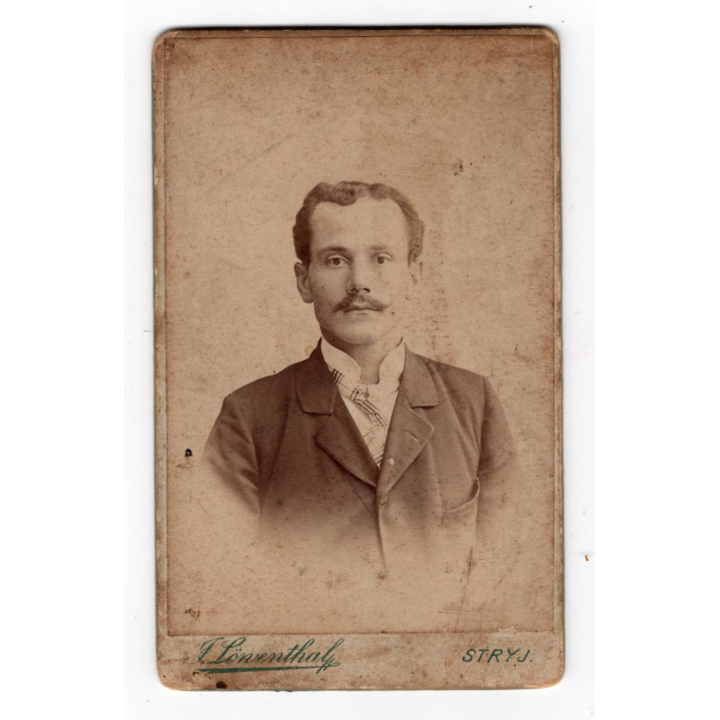 Кабінетне фото. Стрий. Чоловік. J. Lowenthal Stryj