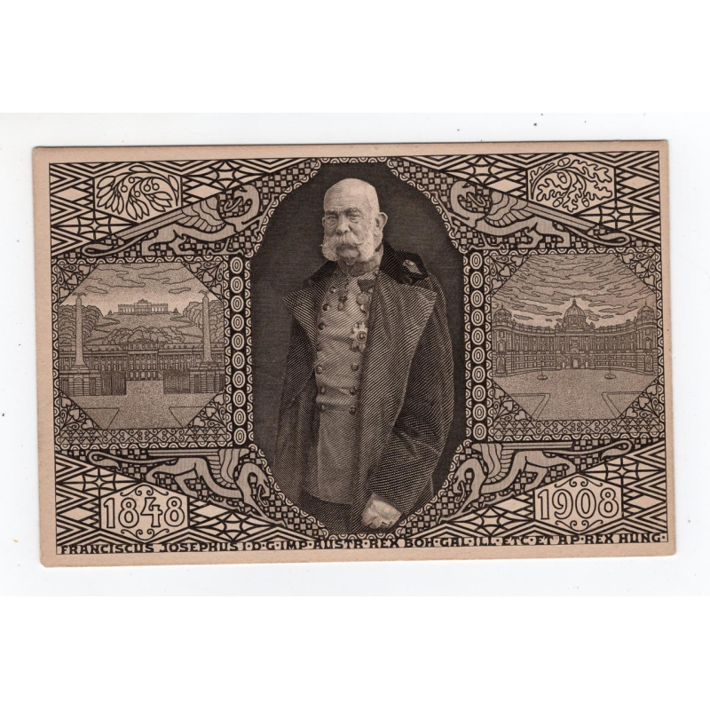 Листівка Franz Josef - Франц Йосиф 1908 JKK