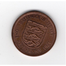 Джерсі 1 новий пенні, 1971