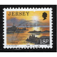 Джерсі. 18p. 1989р. Corbiere lighthouse - Маяк Корб“єр