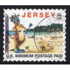 Джерсі. 1999р. u.k. minimum postage paid - Lillie the Cow carrying a Bucket and a Spade