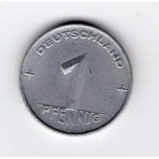 Німеччина - НДР 1 пфеніг, 1952 Мітка монетного двору “А“ - Берлін