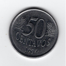 Бразилія 50 сентаво, 1994