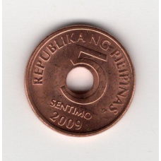 Філіппіни 5 сентимів, 2009