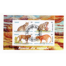 Бурунді 2011. Фауна світу. Пума. Пантера. Рись.