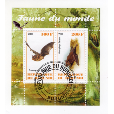 Бурунді 2011. Фауна світу. Кажан.