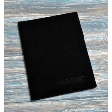 Альбом для монет (на 96 монет) MARCIA  (комірка - 35х35 мм) - чорний замш