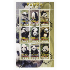 Сомалі. 2010. Панда. фауна. (9х2500s)