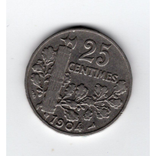 Франція 25 сантимів, 1904