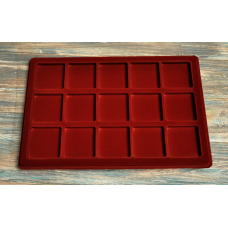 Планшет / палет / футляр P15 (3х5) на монети / медалі - 55х55 mm