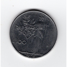 Італія 100 лір, 1975