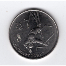 Канада 25 центів, 2008 XXI Зимові Олімпійські ігри, Ванкувер 2010 - Фристайл
