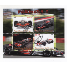 Республіка Конго 2009, транспорт. автомобілі. Formula 1