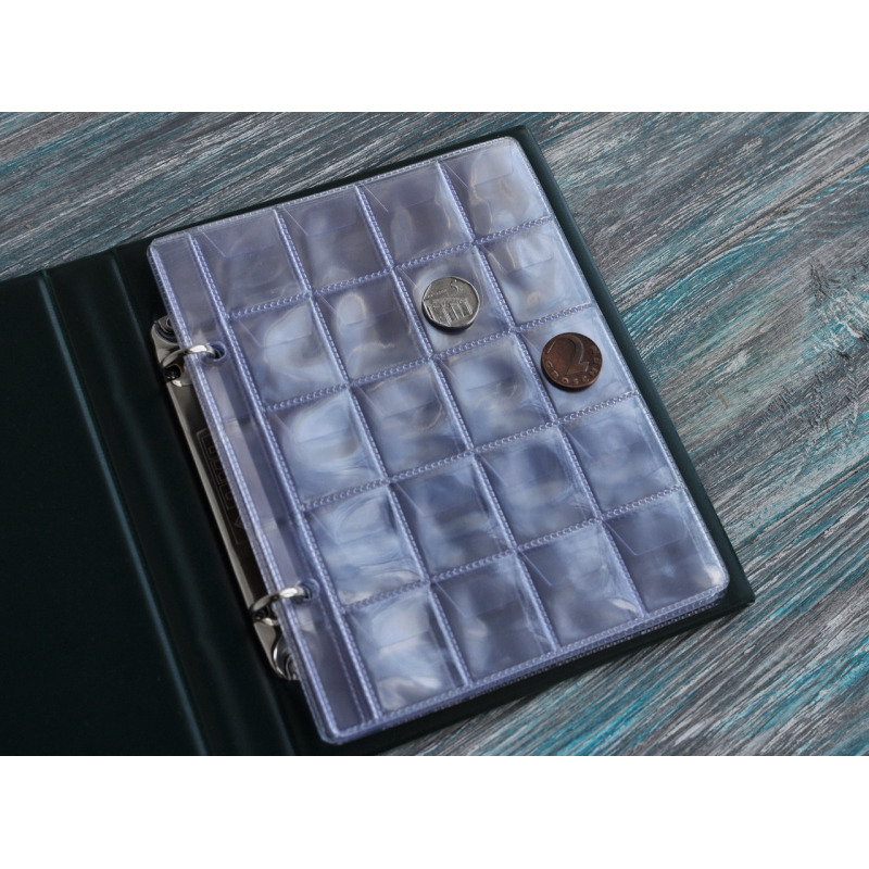 Альбом Marcia MINI на монети (+ 8 листів (4х5)=20 монет ) на 160 монет Альбом Marcia MINI на монети (+ 8 листів (4х5)=20 монет ) на 160 монет