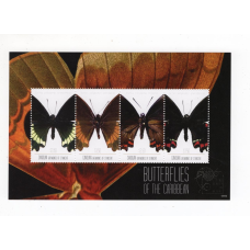 Кануан 2011 Butterflies of the Caribbean #1119/205-208