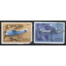 СРСР. 1969. Літаки. Транспорт. (2м) № 3491, 3493