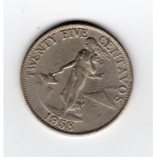 Філіппіни 25 сентаво, 1958